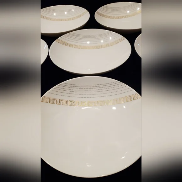 Set of 6 Sango Japan Fine China 'Apollo' - Fruit/Dessert/Sauce Saucers - Picture 8 of 8